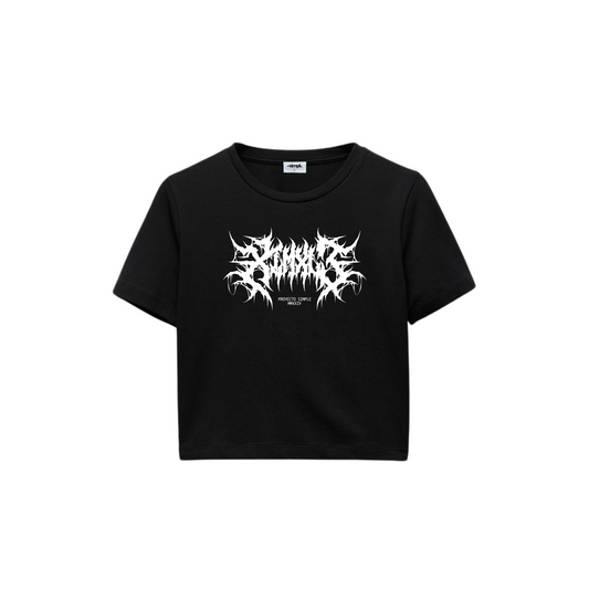 POLERA BABY TEE WORLD TOUR (NEGRA)