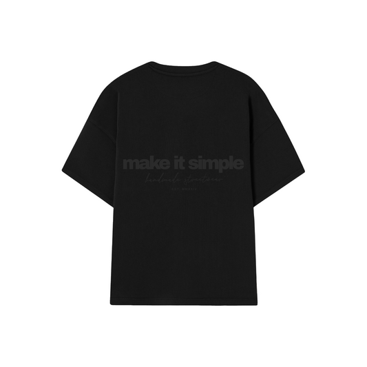 POLERA MAKE IT SIMPL (DOBLE NEGRA)