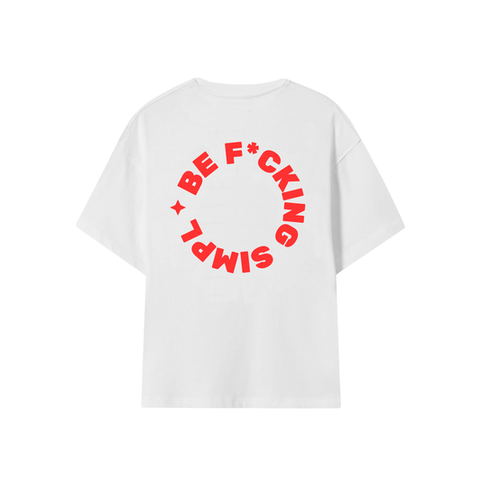 POLERA BE SIMPLE (BLANCA)