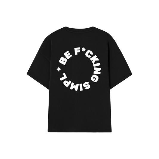 POLERA BE SIMPLE (NEGRA)