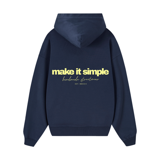 POLERON MAKE IT SIMPLE (AZUL MARINO)