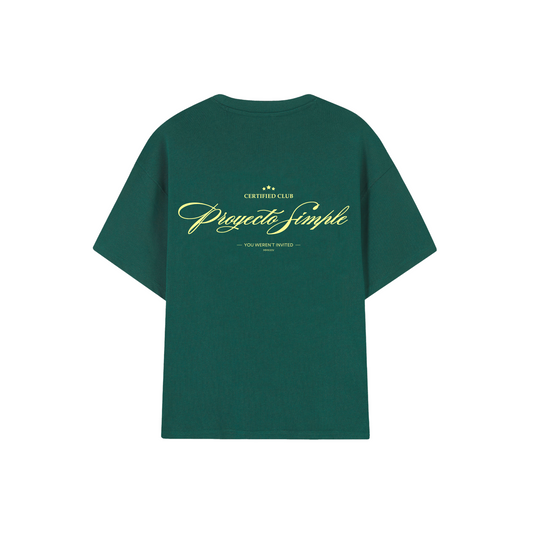 POLERA CERTIFIED CLUB (VERDE OSCURO)
