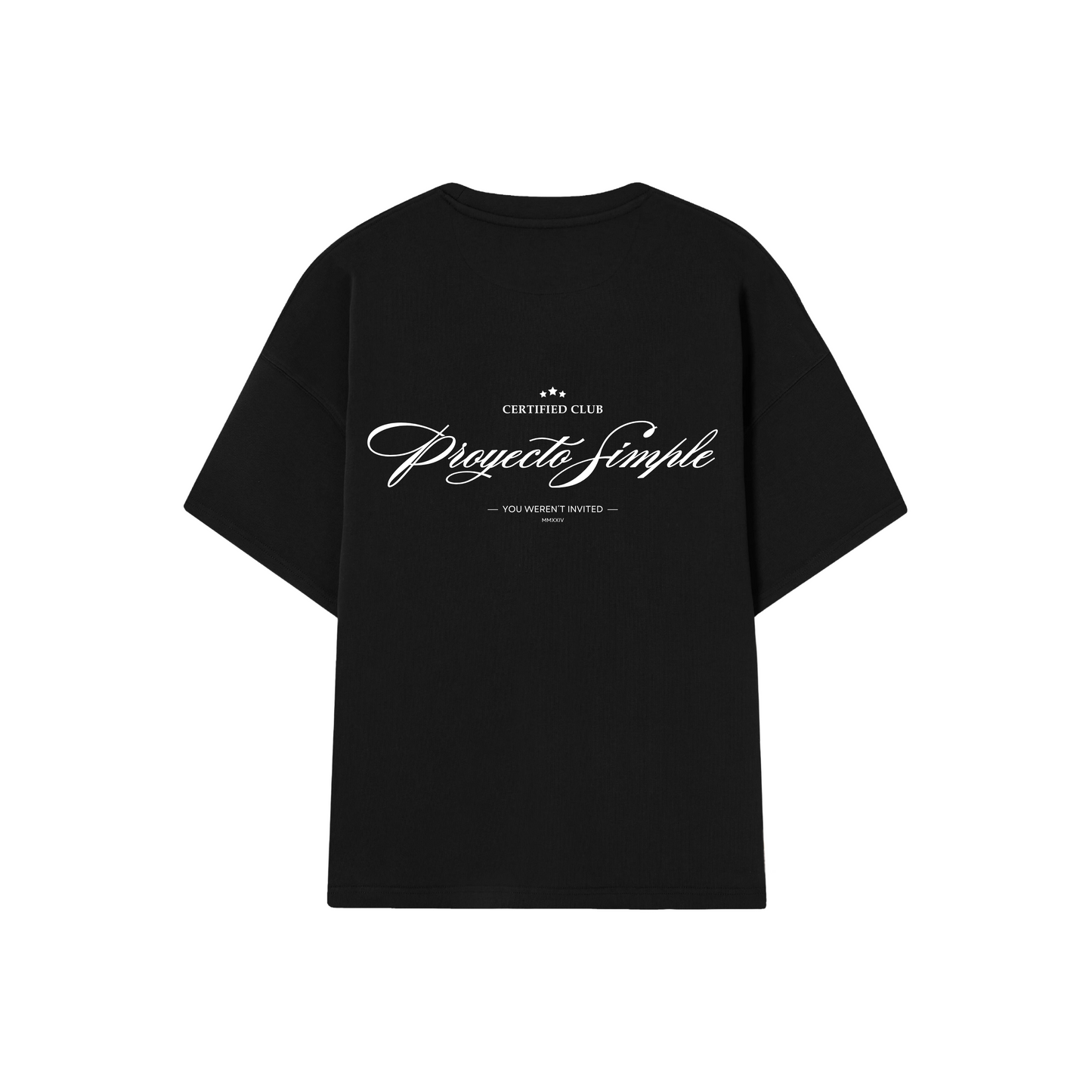 POLERA CERTIFIED CLUB (NEGRA)