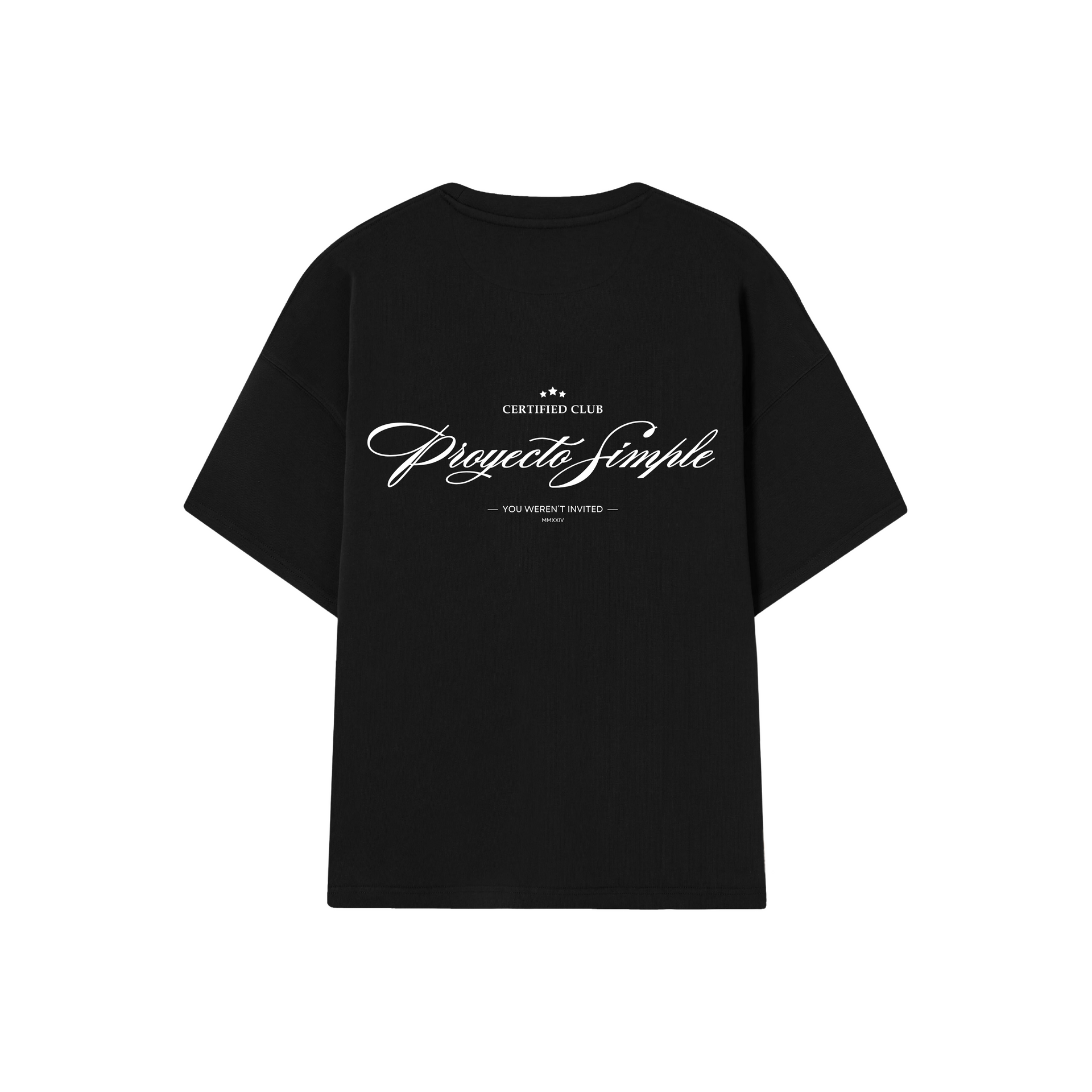 POLERA CERTIFIED CLUB (NEGRA)