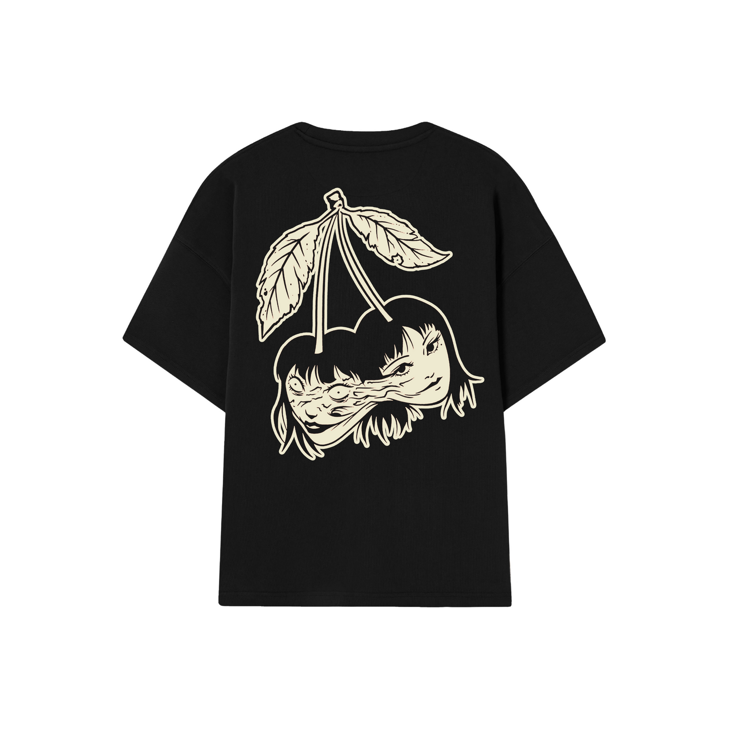 POLERA PARASITE (NEGRO & BEIGE)
