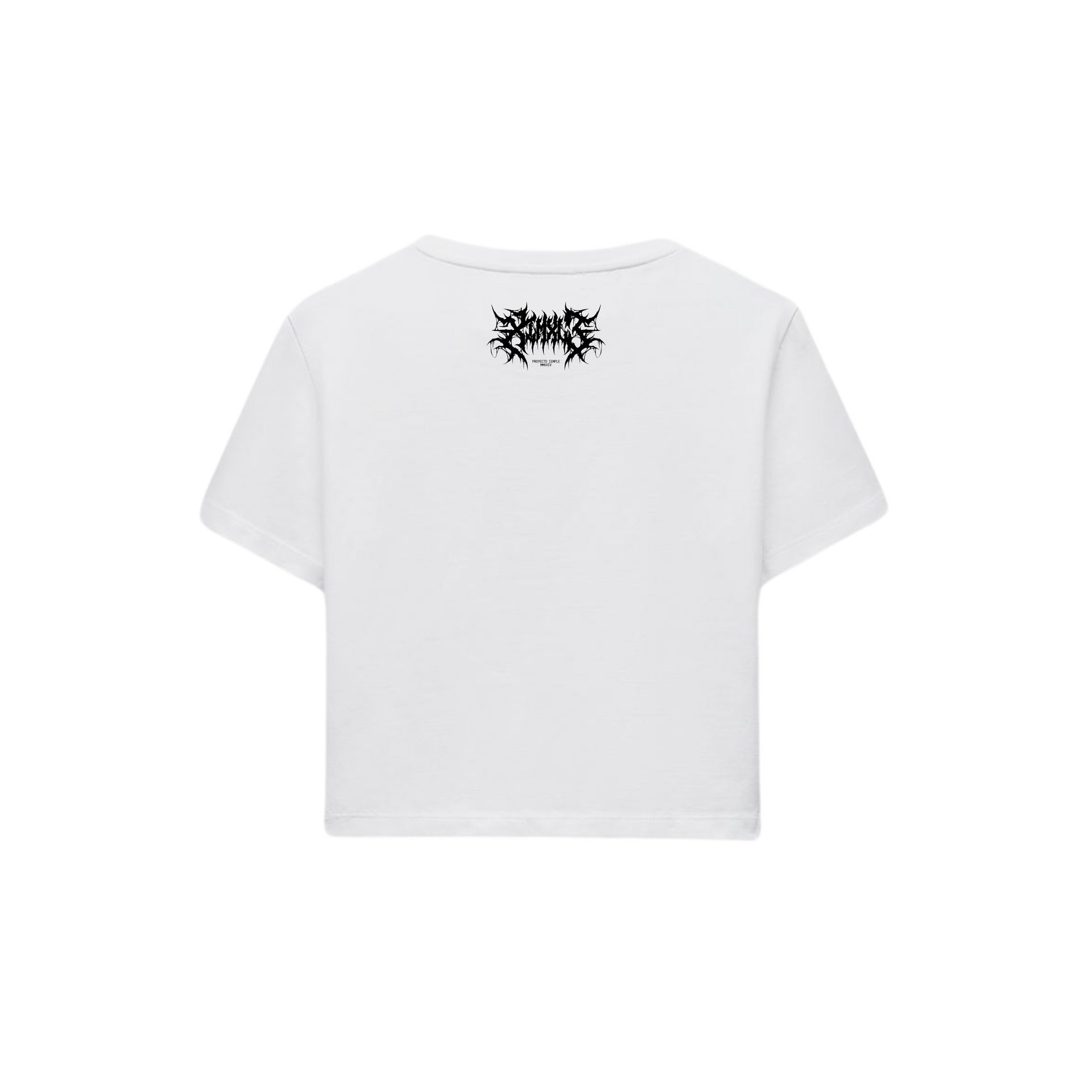 POLERA BABY TEE WORLD TOUR (BLANCA)