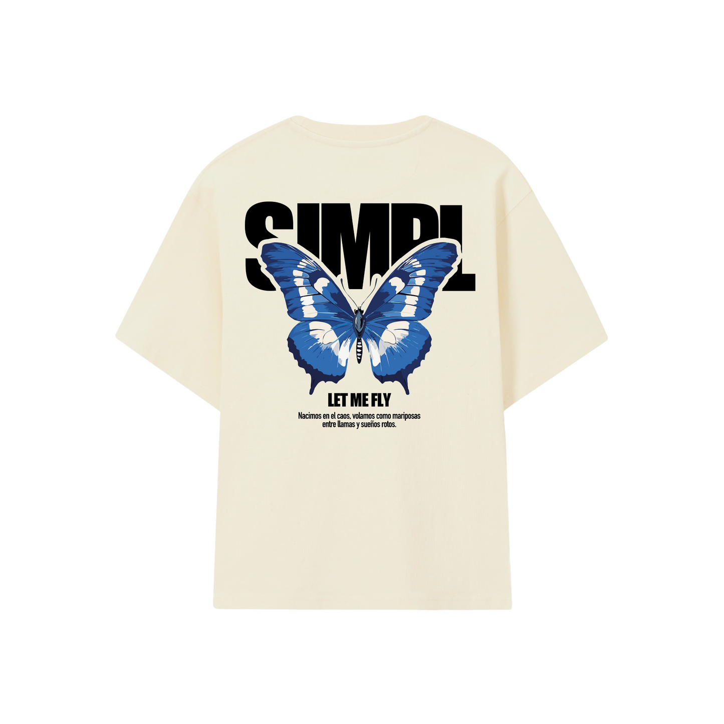 POLERA BUTTERFLY (CREMA)