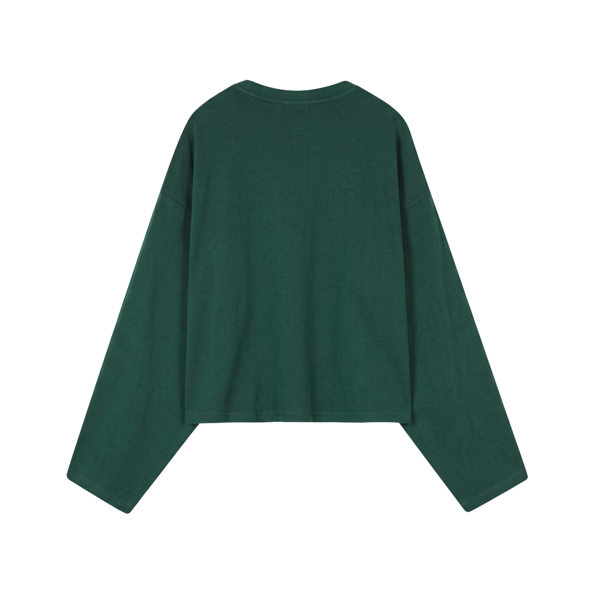 POLERA MANGA LARGA ESENCIAL (VERDE)