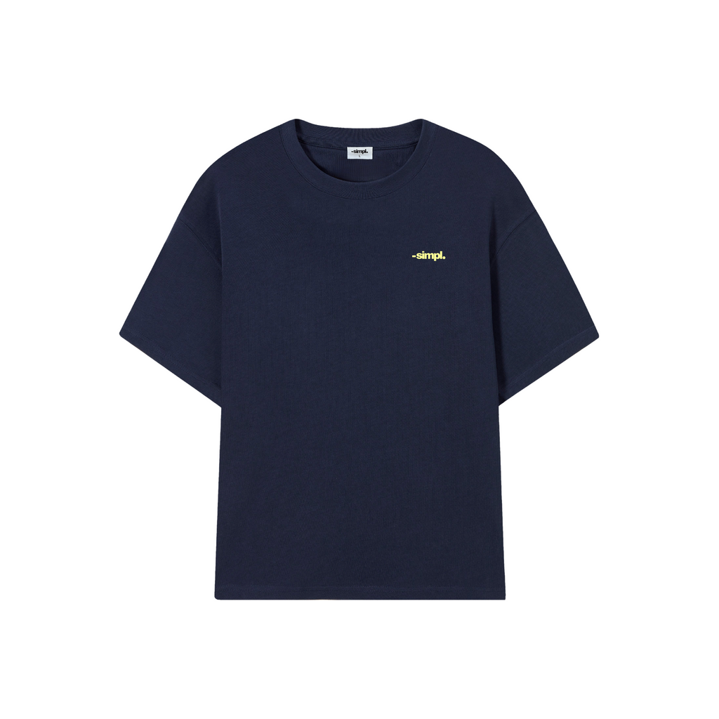 POLERA MAKE IT SIMPL (AZUL MARINO)