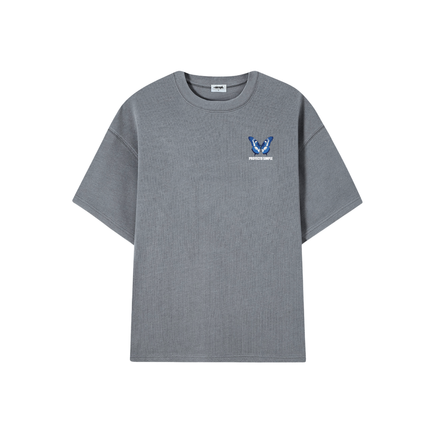 POLERA BUTTERFLY (GRIS ACERO)