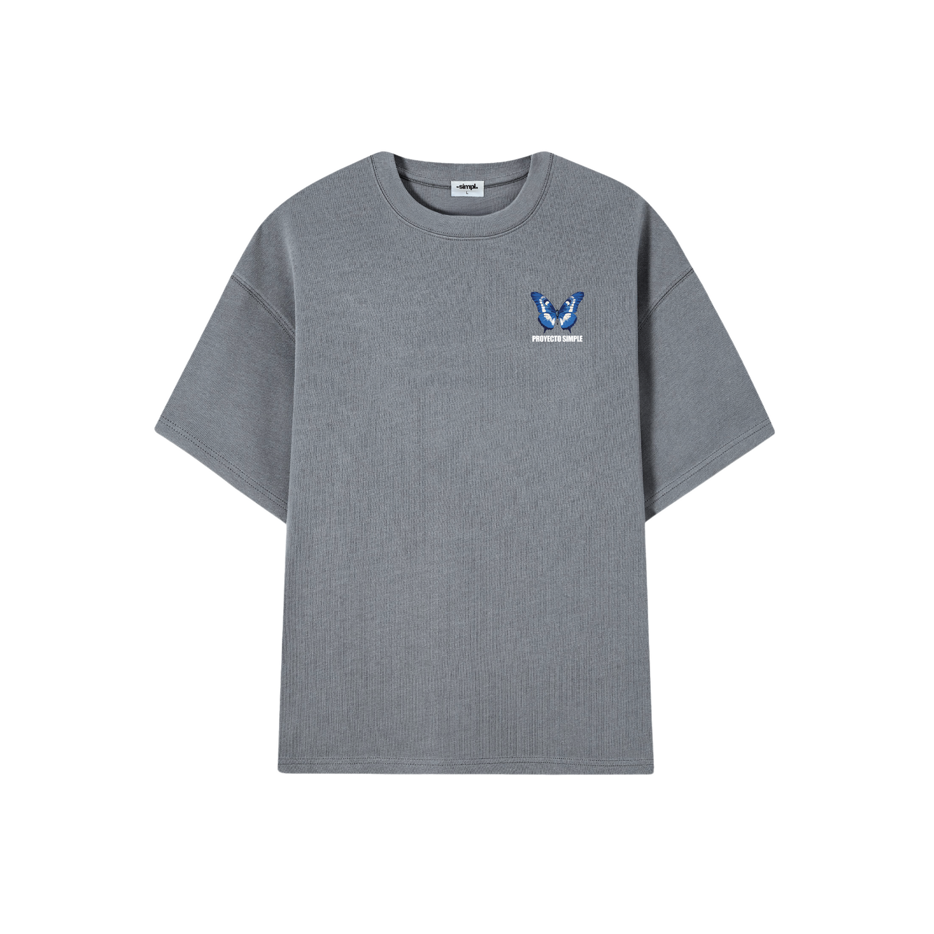 POLERA BUTTERFLY (GRIS ACERO)