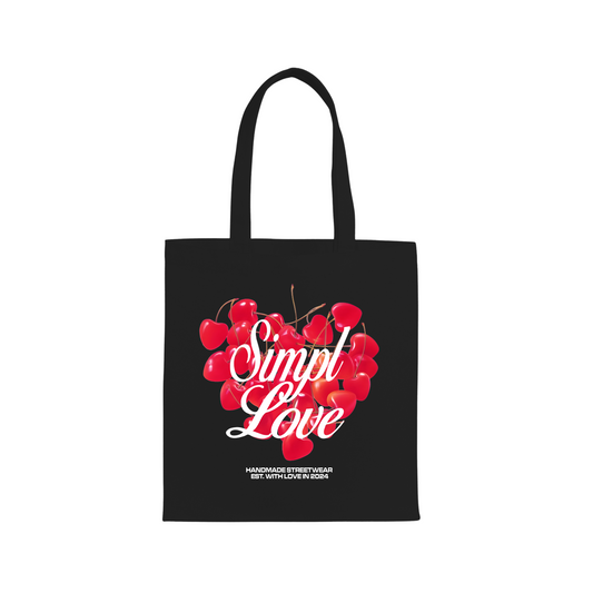 TOTE BAG LOVE (NEGRO)