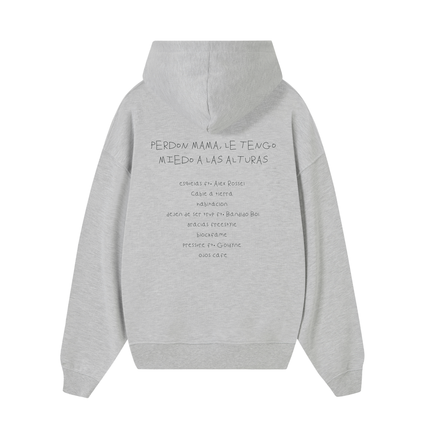 POLERON PERDÓN MAMÁ  2 (GRIS MELANGE)