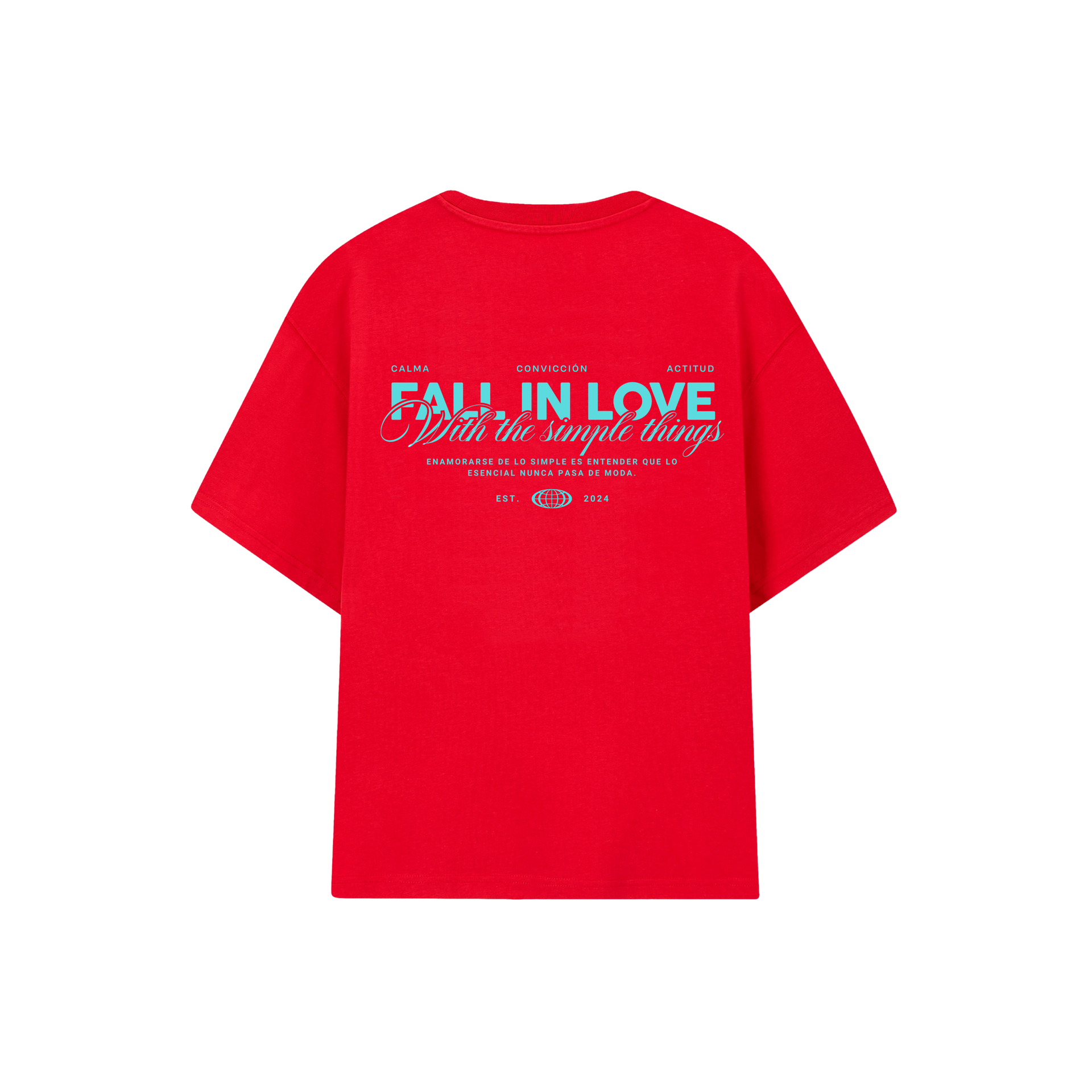 POLERA FALL IN LOVE (ROJA)