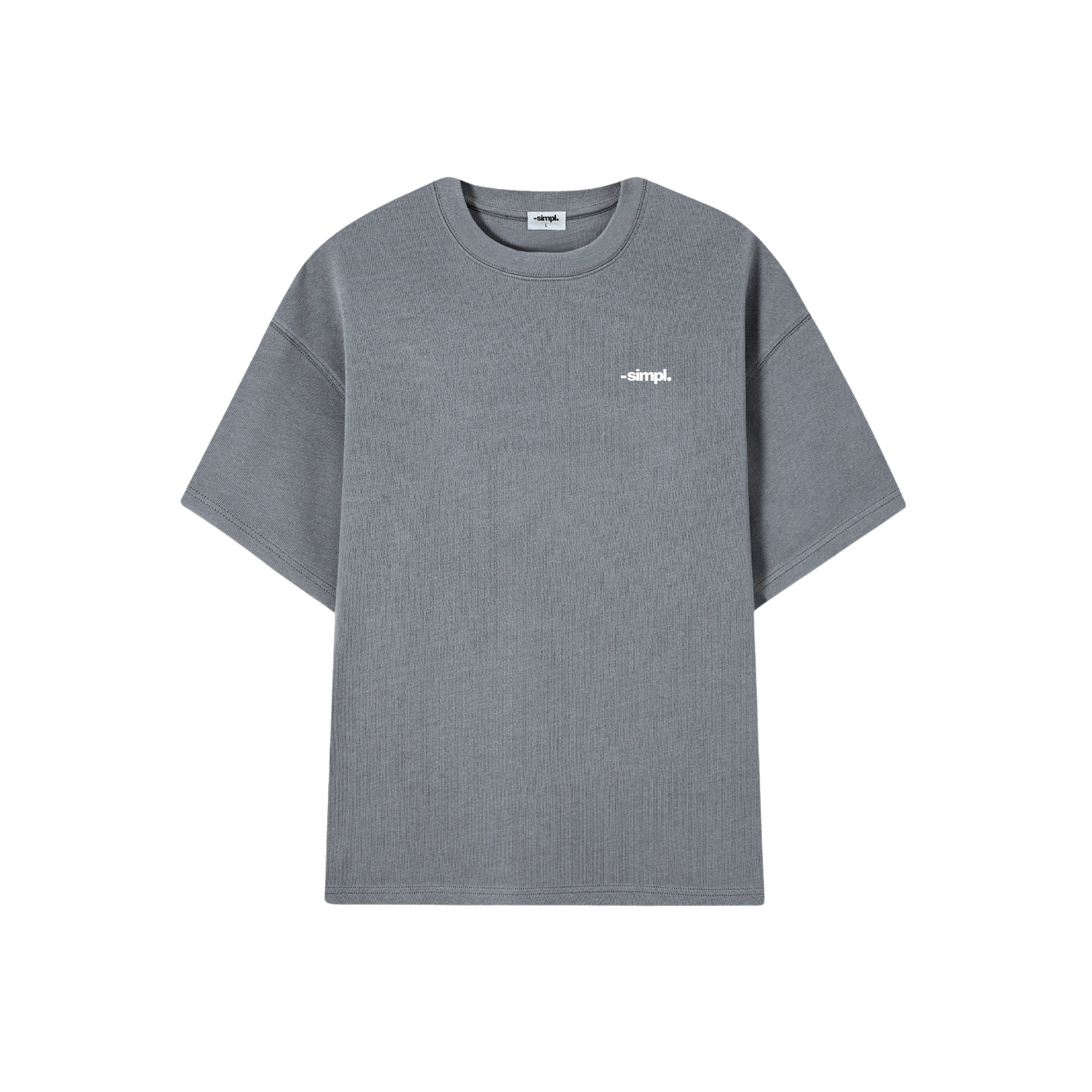 POLERA MAKE IT SIMPL (GRIS ACERO)