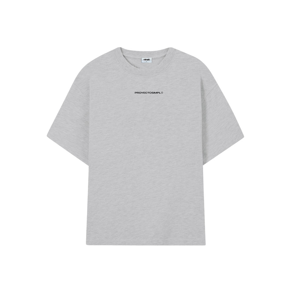 POLERA ESENCIAL (GRIS MELANGE)