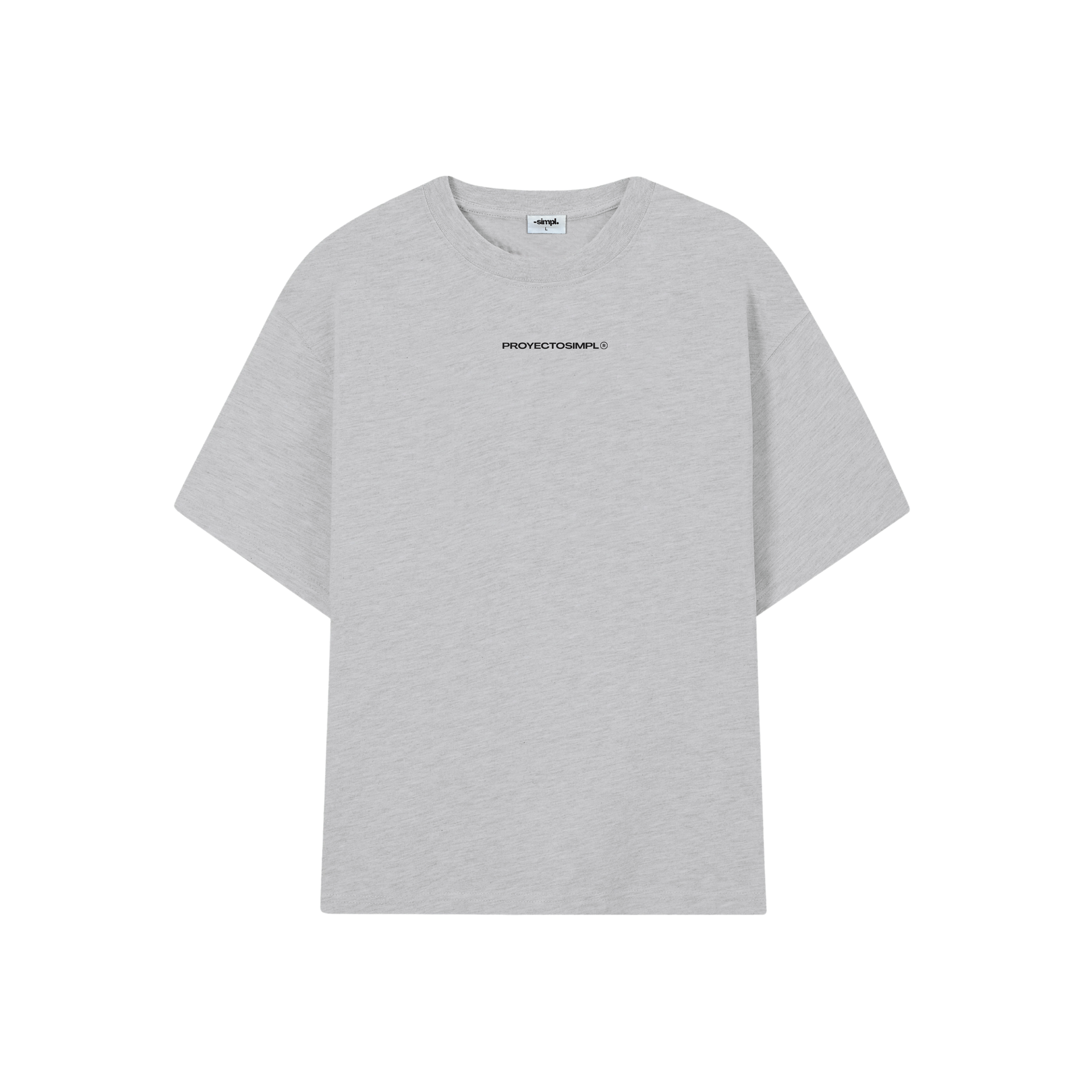 POLERA ESENCIAL (GRIS MELANGE)