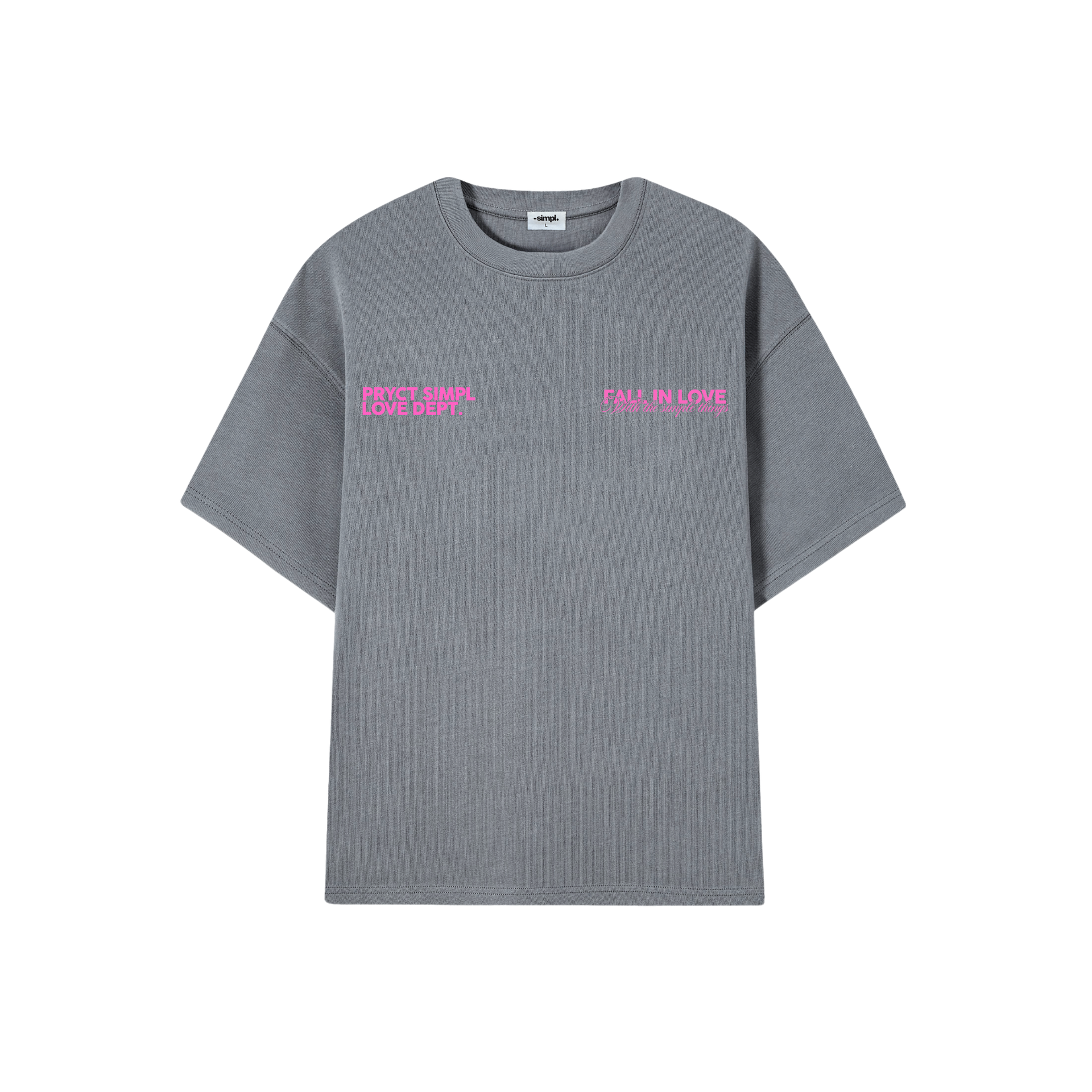 POLERA FALL IN LOVE (GRIS ACERO)