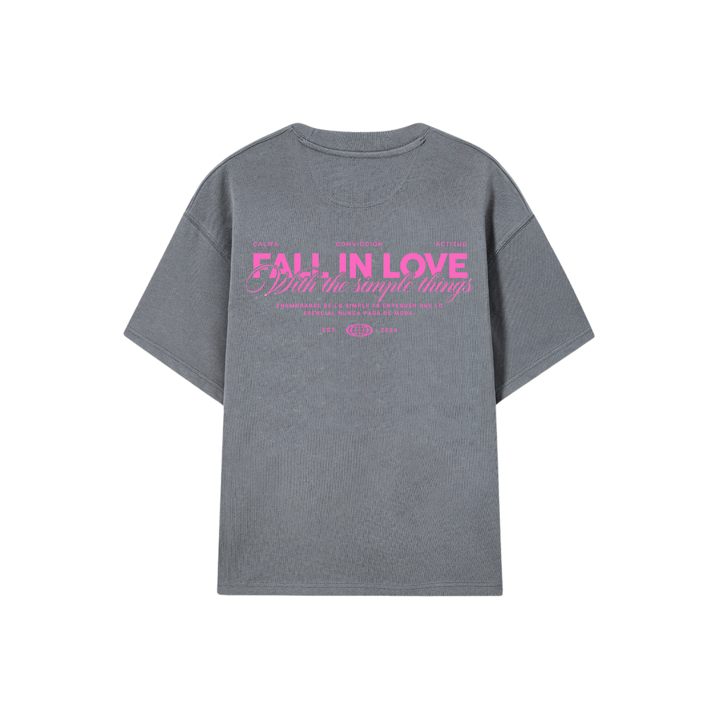 POLERA FALL IN LOVE (GRIS ACERO)