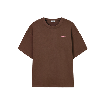 POLERA MAKE IT SIMPL (CAFÉ)