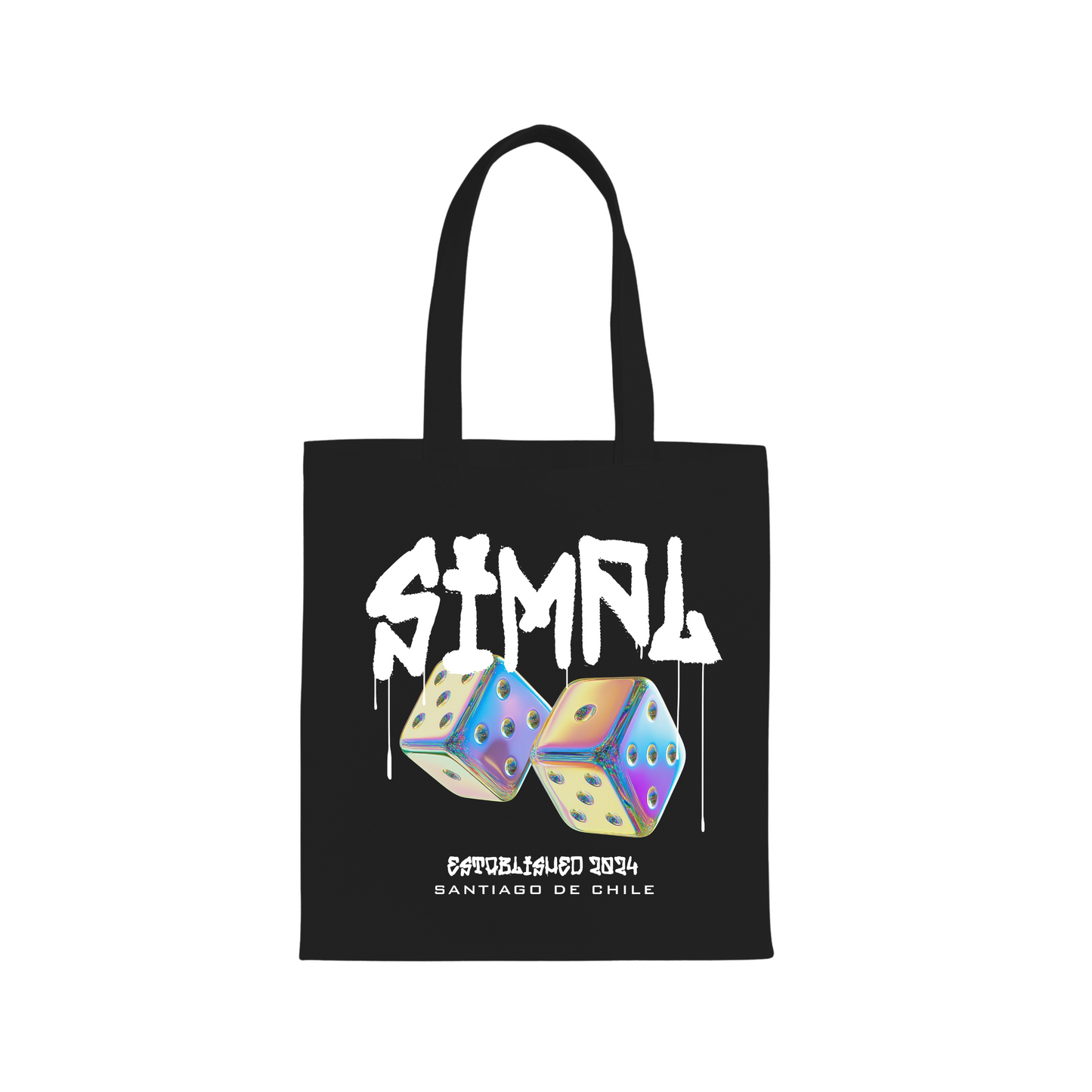 TOTE BAG LUCKY (NEGRO)