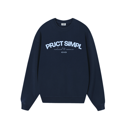 POLERON SIN GORRO ESSENCE (AZUL MARINO)