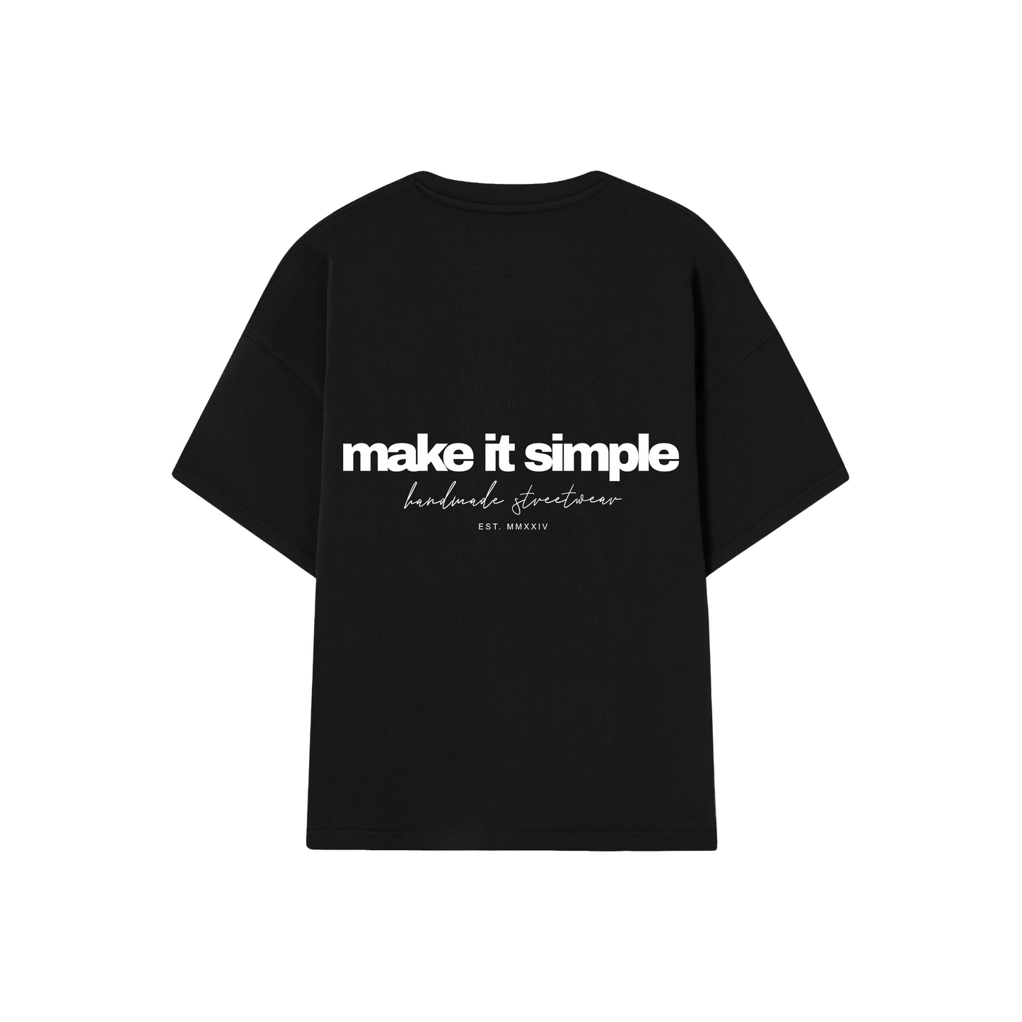 POLERA MAKE IT SIMPL (NEGRA)