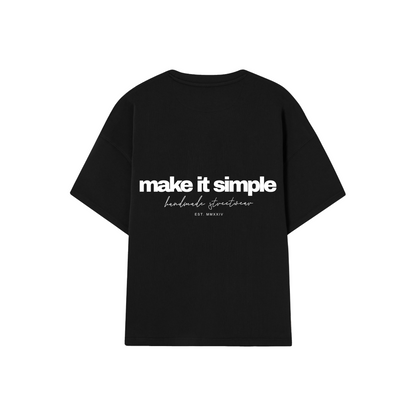 POLERA MAKE IT SIMPL (NEGRA)