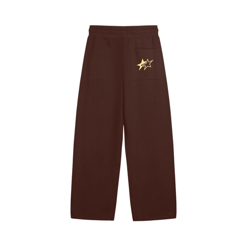 PANTALON BAGGY STARS (CAFÉ)