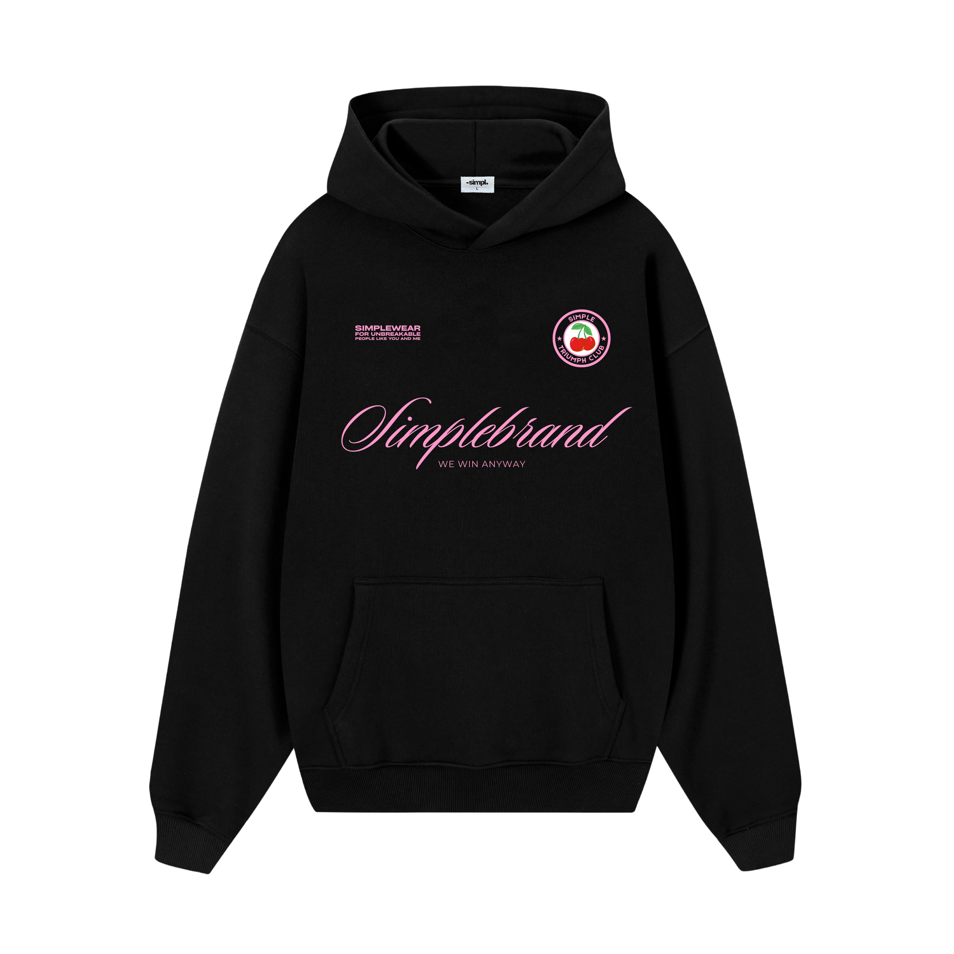 POLERON TRIUMPH (NEGRO Y ROSADO)