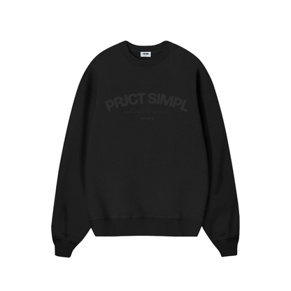 POLERON SIN GORRO ESSENCE (DOBLE NEGRO)