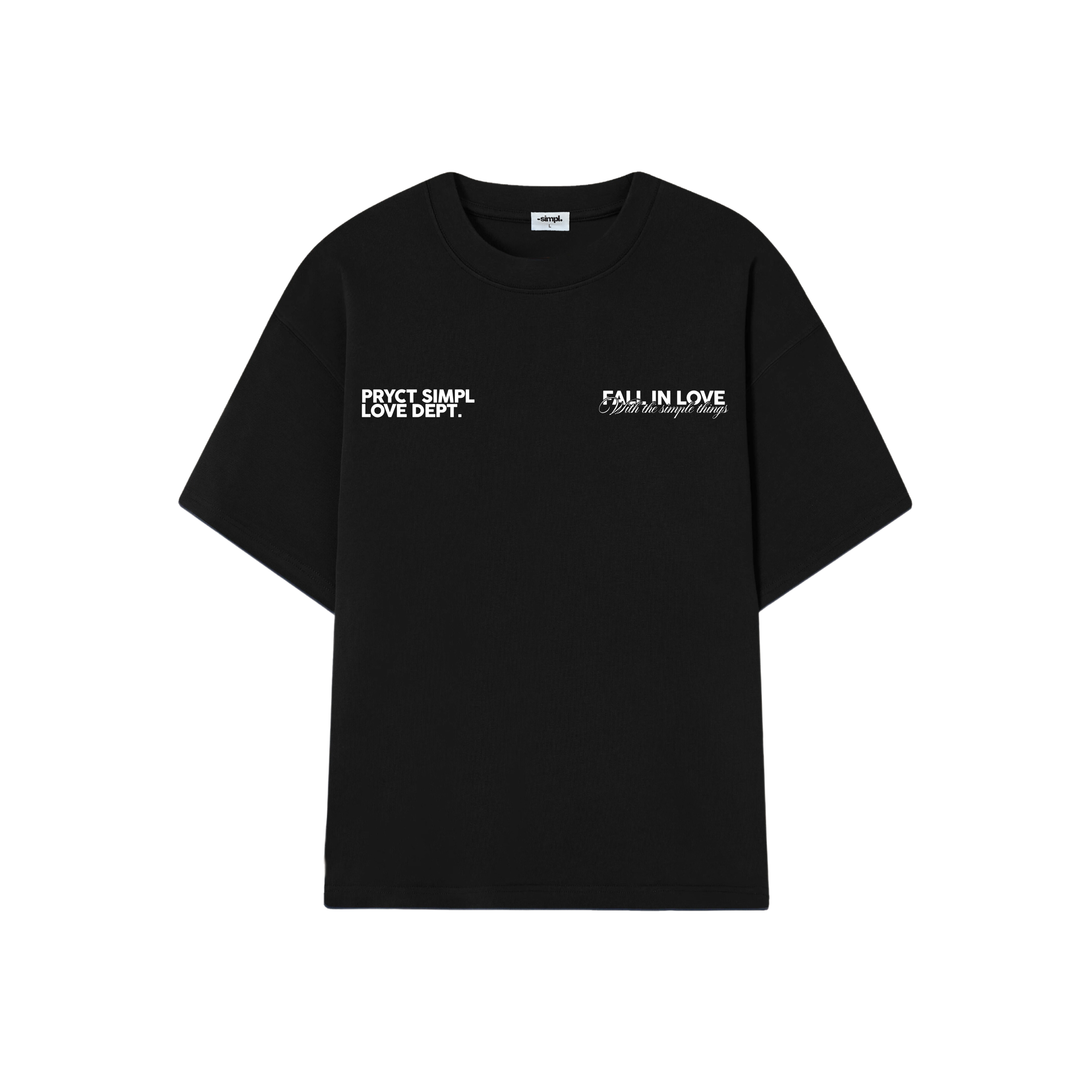 POLERA HEAVYWEIGHT FALL IN LOVE (NEGRA y BLANCO)