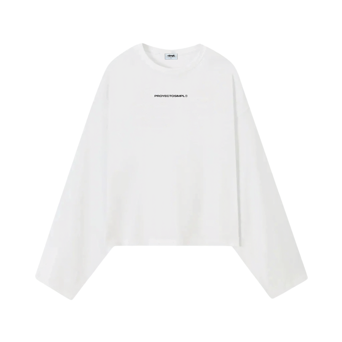 POLERA MANGA LARGA ESENCIAL (BLANCO)