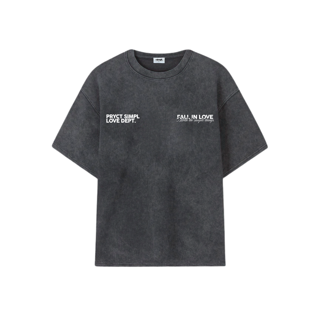 POLERA FALL IN LOVE (ACID WASH Y BLANCO)