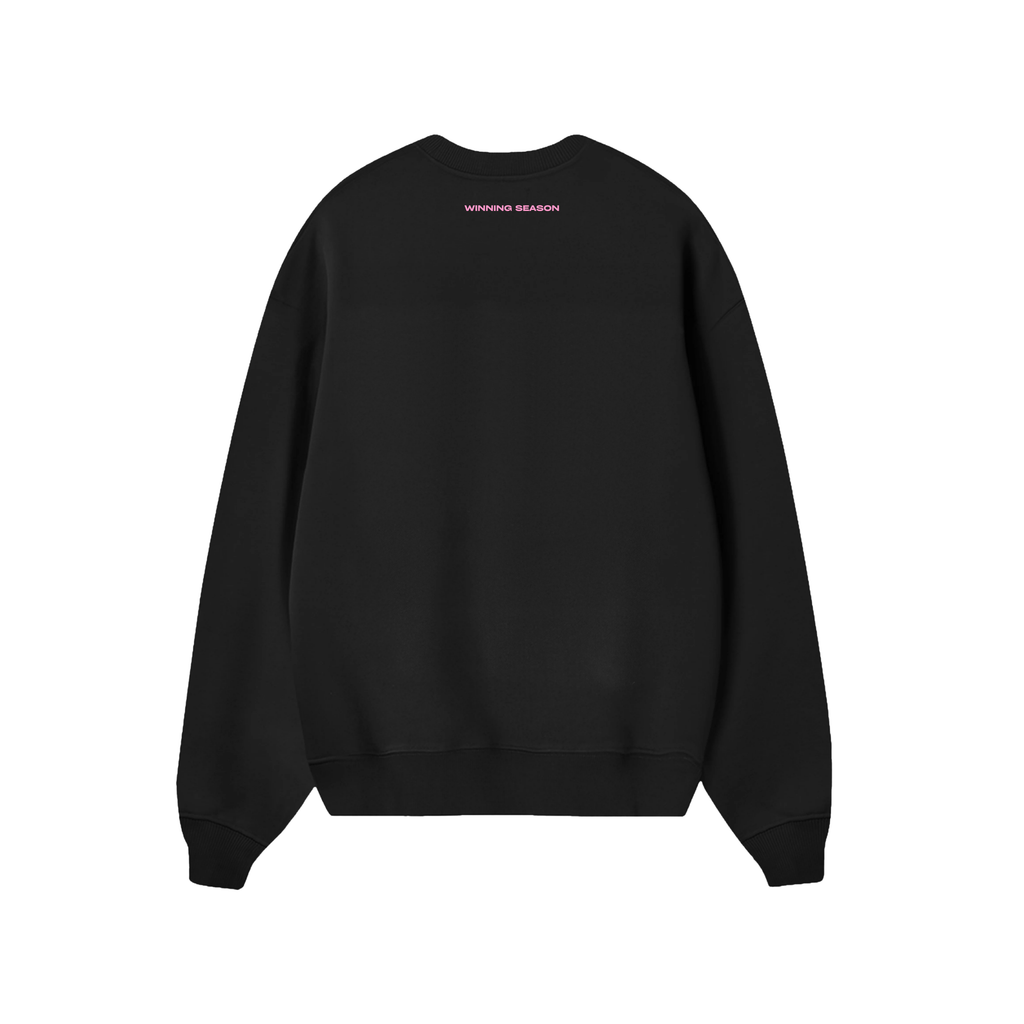 POLERON SIN GORRO TRIUMPH (NEGRO Y ROSADO)