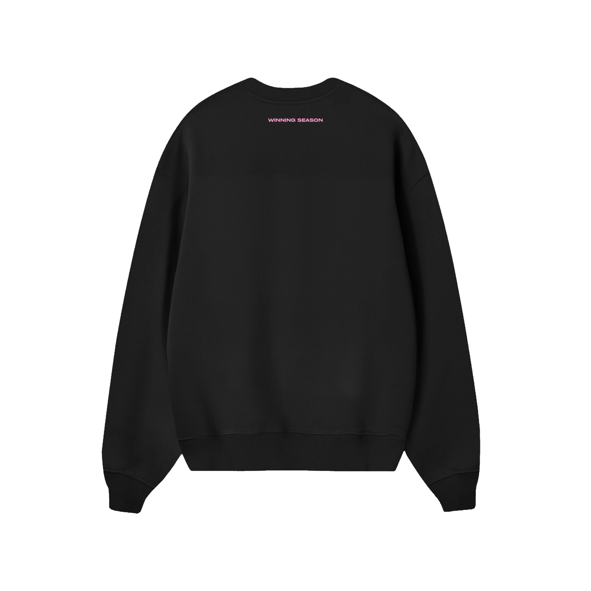 POLERON SIN GORRO TRIUMPH (NEGRO Y ROSADO)