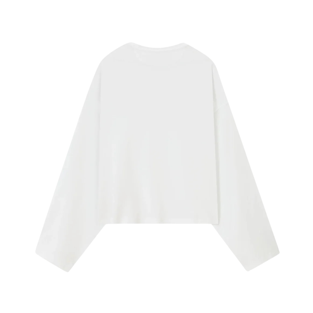 POLERA MANGA LARGA ESENCIAL (BLANCO)