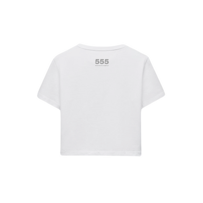 POLERA BABY TEE LIVE YOUR DREAM (BLANCA)