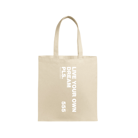 TOTE BAG LIVE YOUR DREAM (NATURAL)