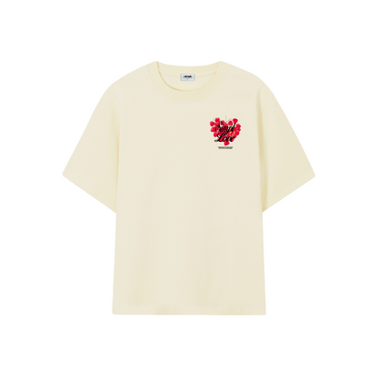 POLERA LOVE (CREMA)