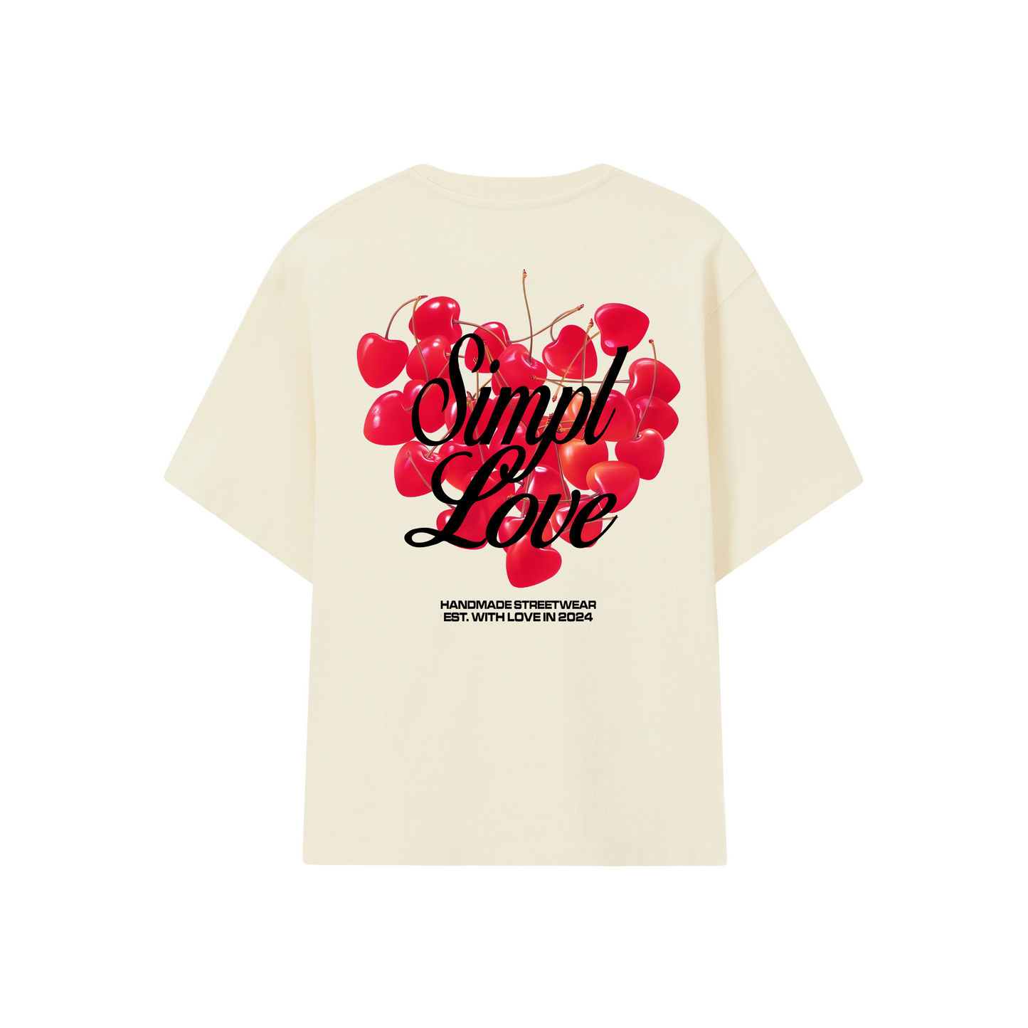 POLERA LOVE (CREMA)