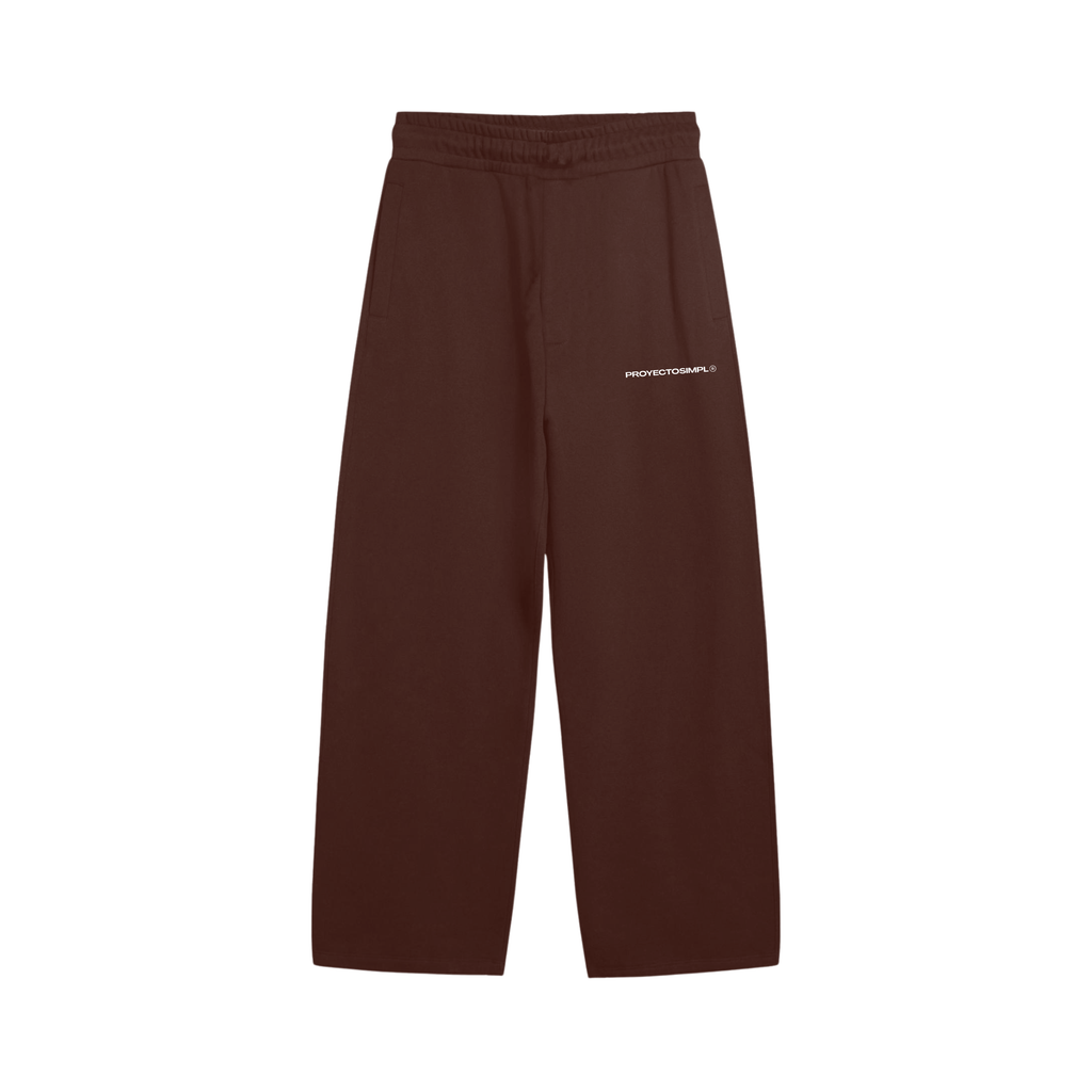PANTALON BAGGY ESENCIAL (CAFÉ OSCURO)