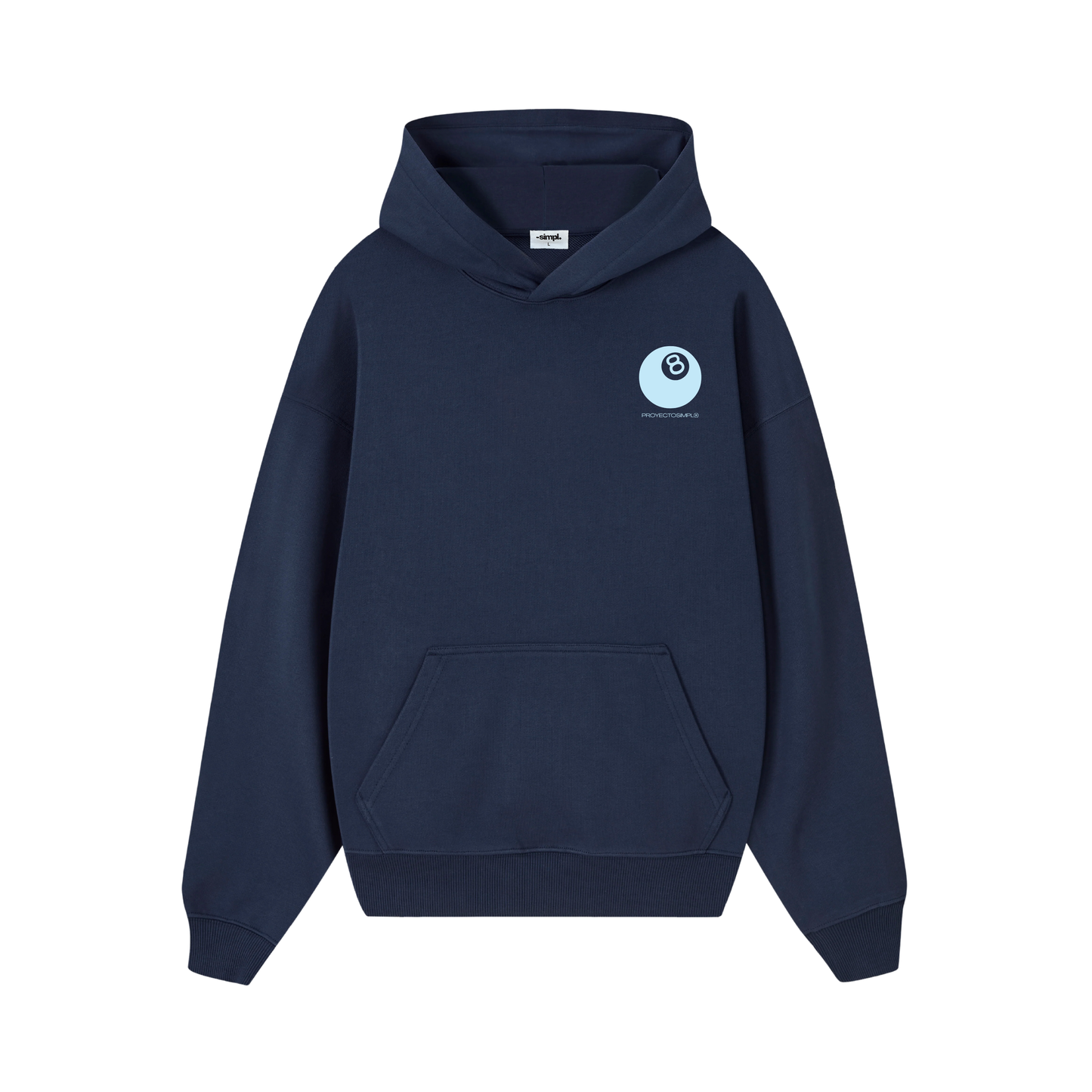 POLERON 8 BALL (AZUL MARINO)