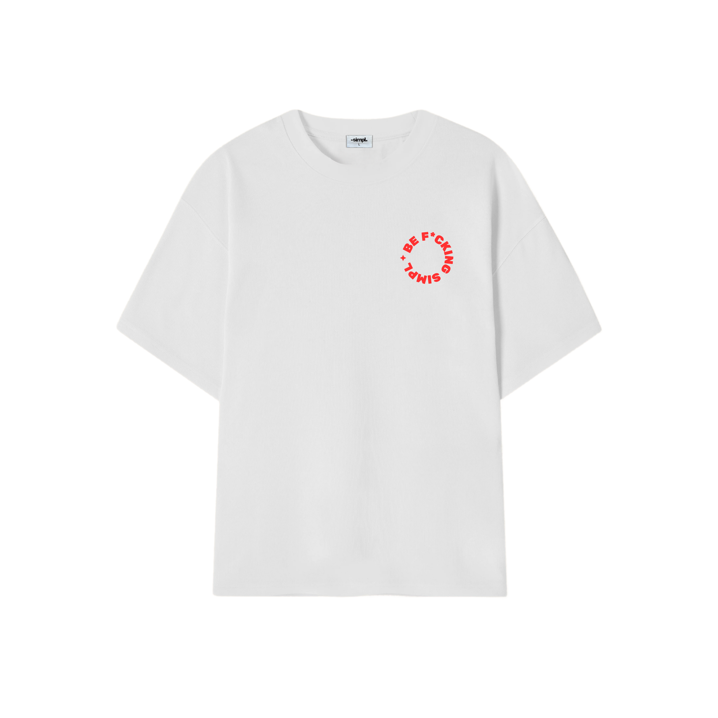 POLERA BE SIMPLE (BLANCA)