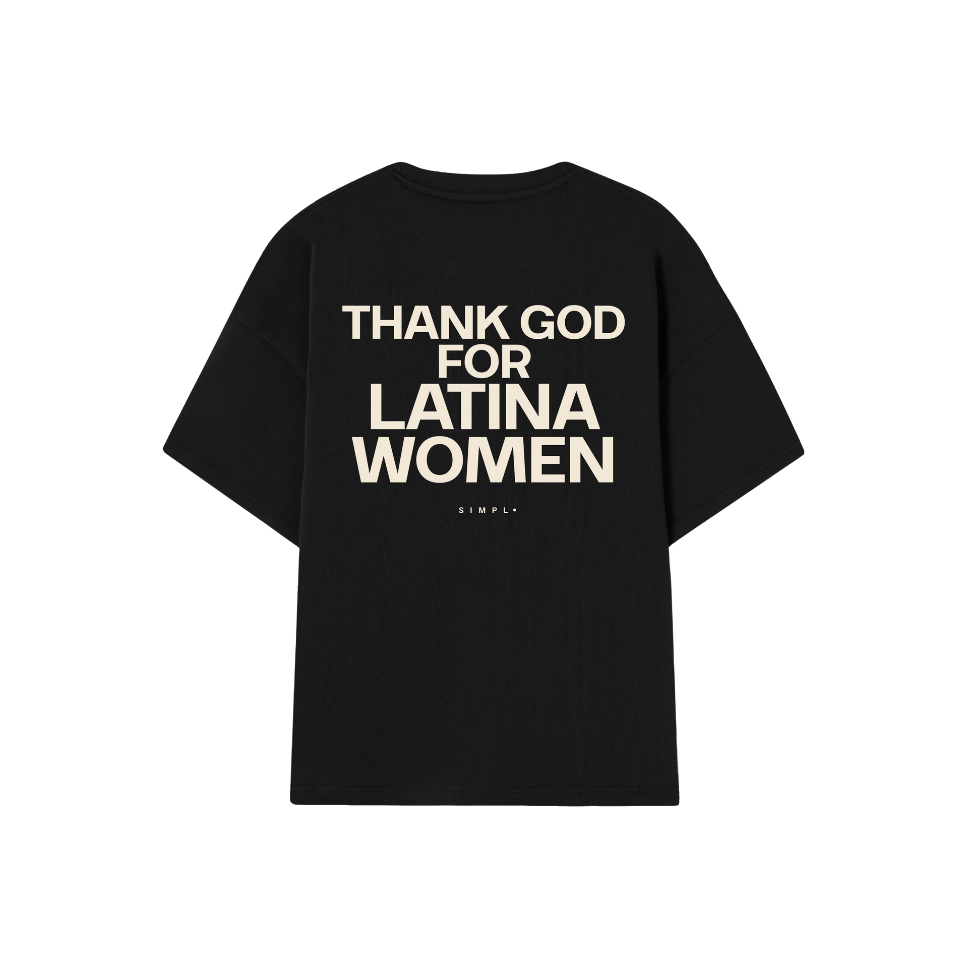POLERA THANK GOD (NEGRA)