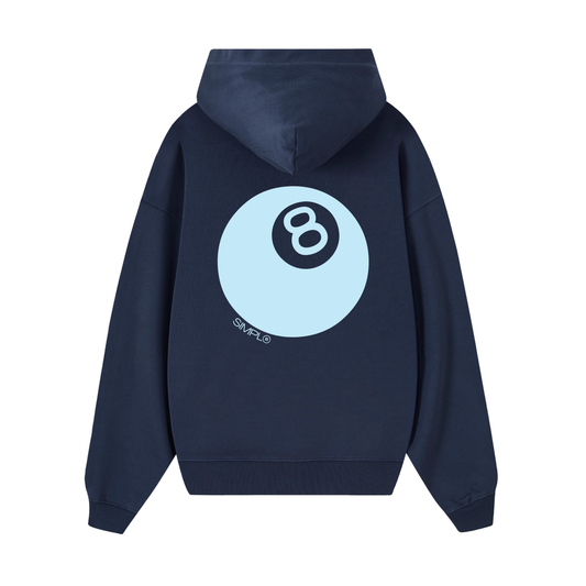 POLERON 8 BALL (AZUL MARINO)