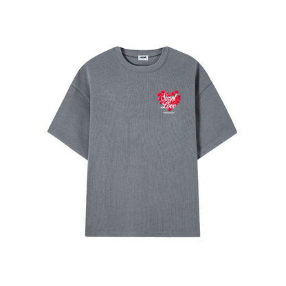 POLERA LOVE (GRIS OSCURO)