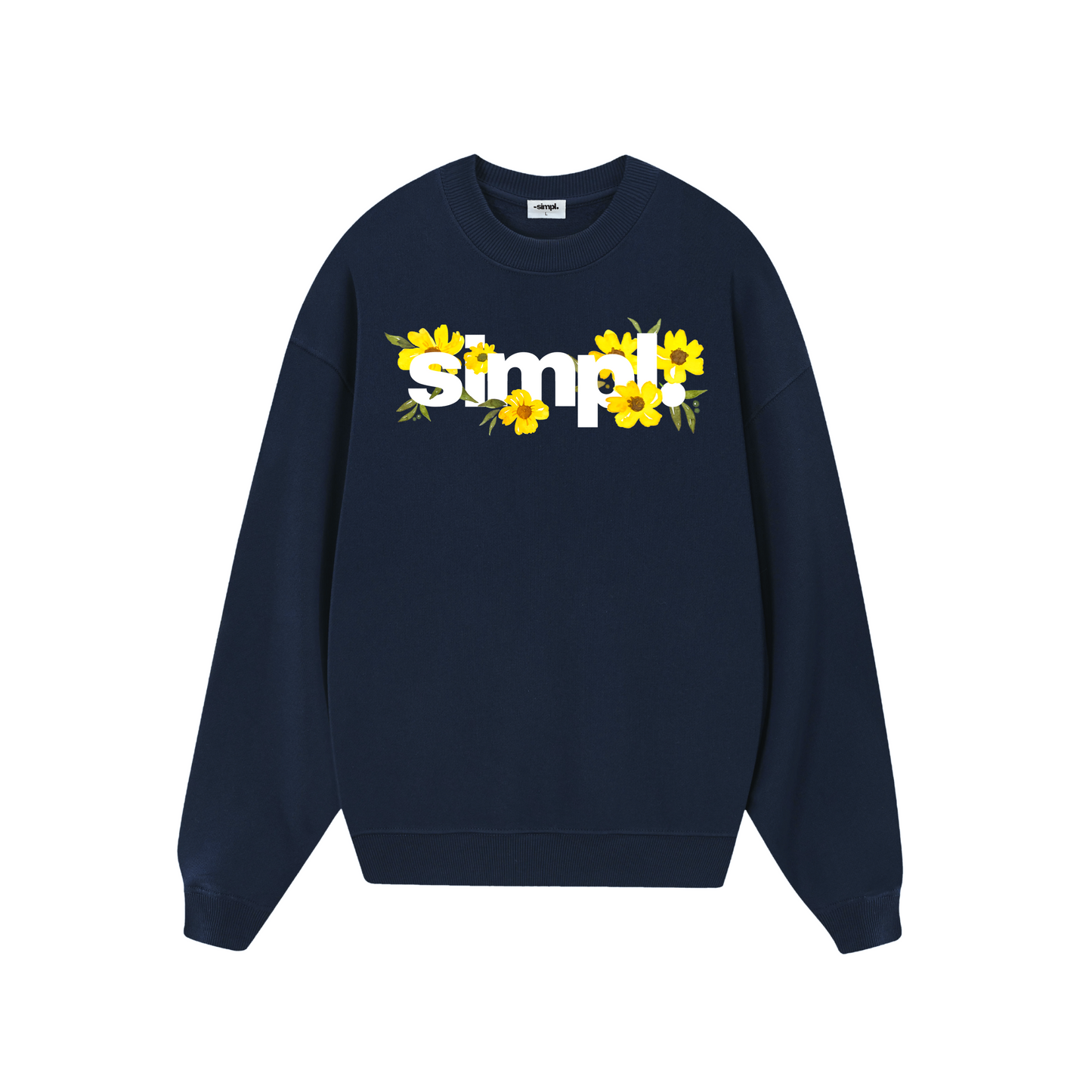 POLERON SIN GORRO SPRING (AZUL MARINO)