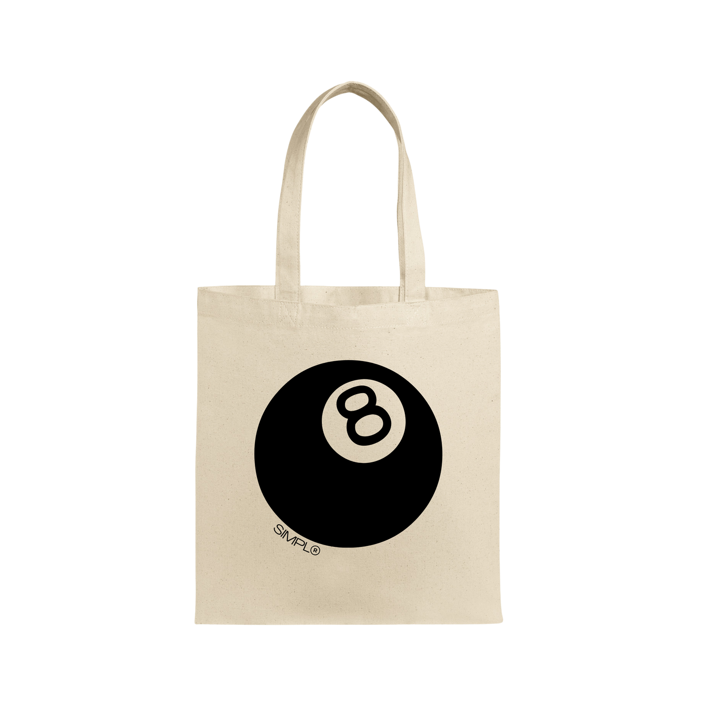 TOTE BAG 8 BALL (NATURAL)