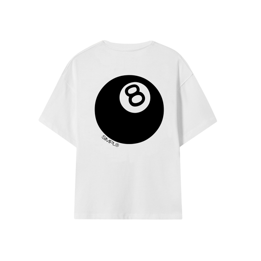 POLERA 8 BALL (BLANCA)